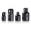 4-Piece Impact Socket Adapter - Laser Marked Nut Adapter For Easy Identification With Ratchets And Socket Wrenches 1