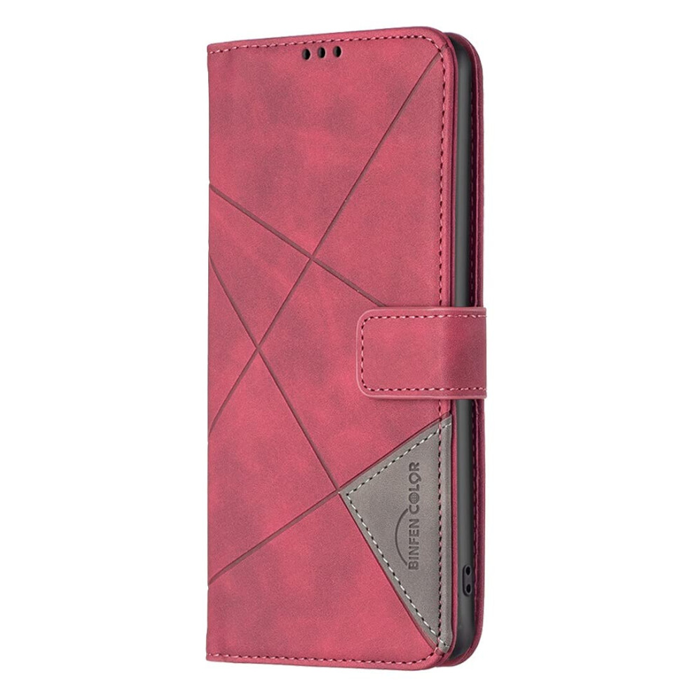Case For Oppo A78 5G Leather Flip Wallet Shockproof Card Slots Rhombic Bumper Notebook Cover Magnetic Clasp Kickstand Yellow 9105992840458
