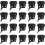 20 unid. bucha de , conector para cordão de e proteção 3