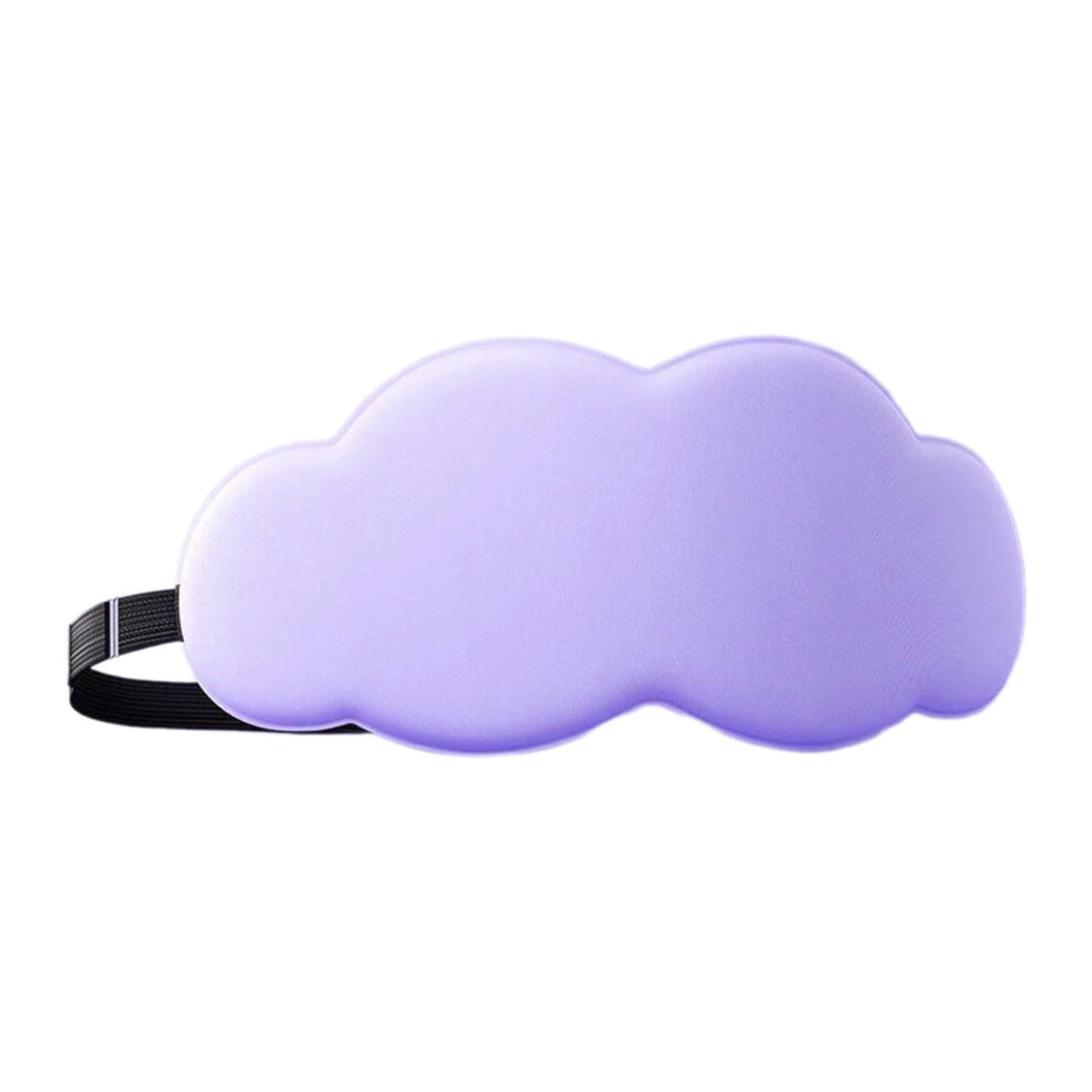 Light Eye Mask For Sleep Ice Silk Eye Mask Blocking Blindfold Violet One Size Travel Nap