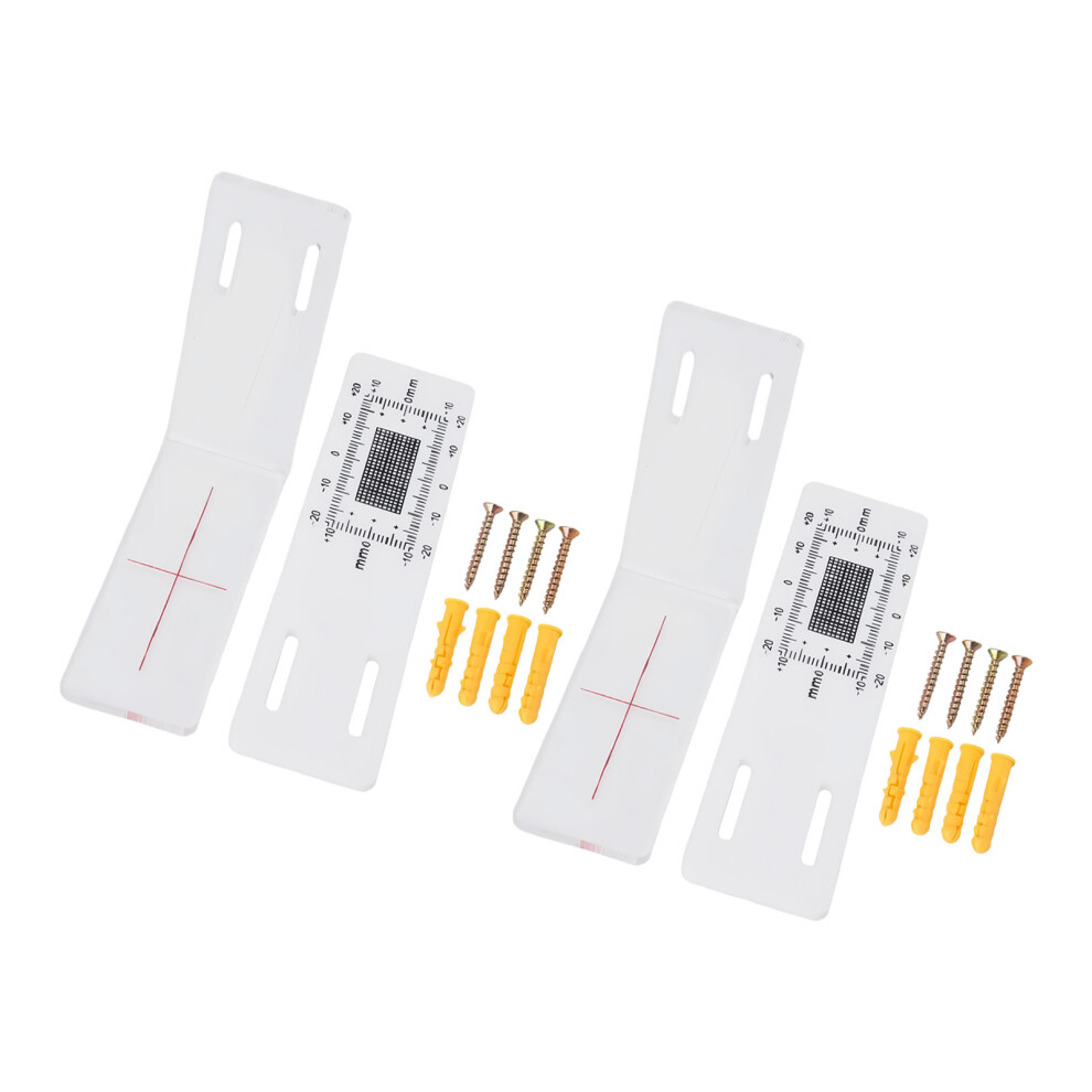2/4Pcs Crack Gauge Ruler Accurate Crack Monitoring-2 Packs 7754000233250