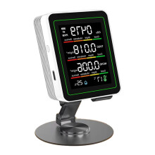 Easy to carry Air Quality Checker CO2 TVOC Formaldehyde-White