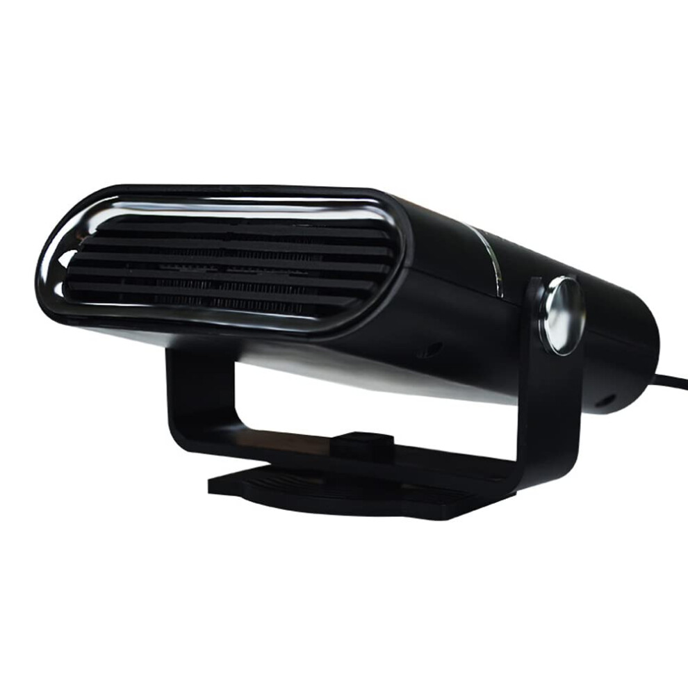 Car Heater, 150W 12V Portable Defogger/Defroster, 360-Degree Windshield Demister, 2-In-1 Heater & Cooler, Black 9105992840670