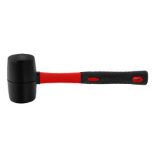 Rubber Hammer Fiber Handle 8/12/16/24 Oz Heavy Duty For Pasting Outer Box Ceramic Tiles Road Engineering