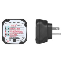 Kompakter LED-Steckdosentester für den-US-Vorschriften AST01