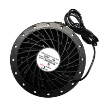 Krachtige inline kanaalventilator voor effectieve-Zwart