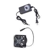 80 mm 12V ventilatie-afzuigventilatorset met beschermrooster