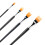 Professioneller Aquarellpinsel, flache Spitze, ergonomischer 7