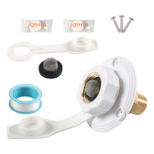 Stabiele koperen waterinlaten voor campers 3/4 inch GHT-Wit