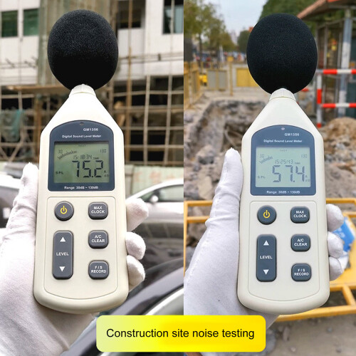 SPL-tester Geluidsmeter met achtergrondverlichting en gewogen 1