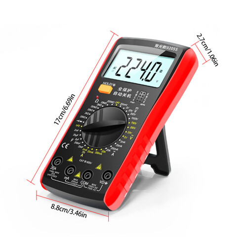 Industrielles Digitalmultimeter, Strom,-9205A mit Piepton 2