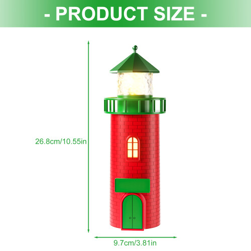 Christmas Lighthouse Low Energy LED Lights Sturdy ABS Build 2