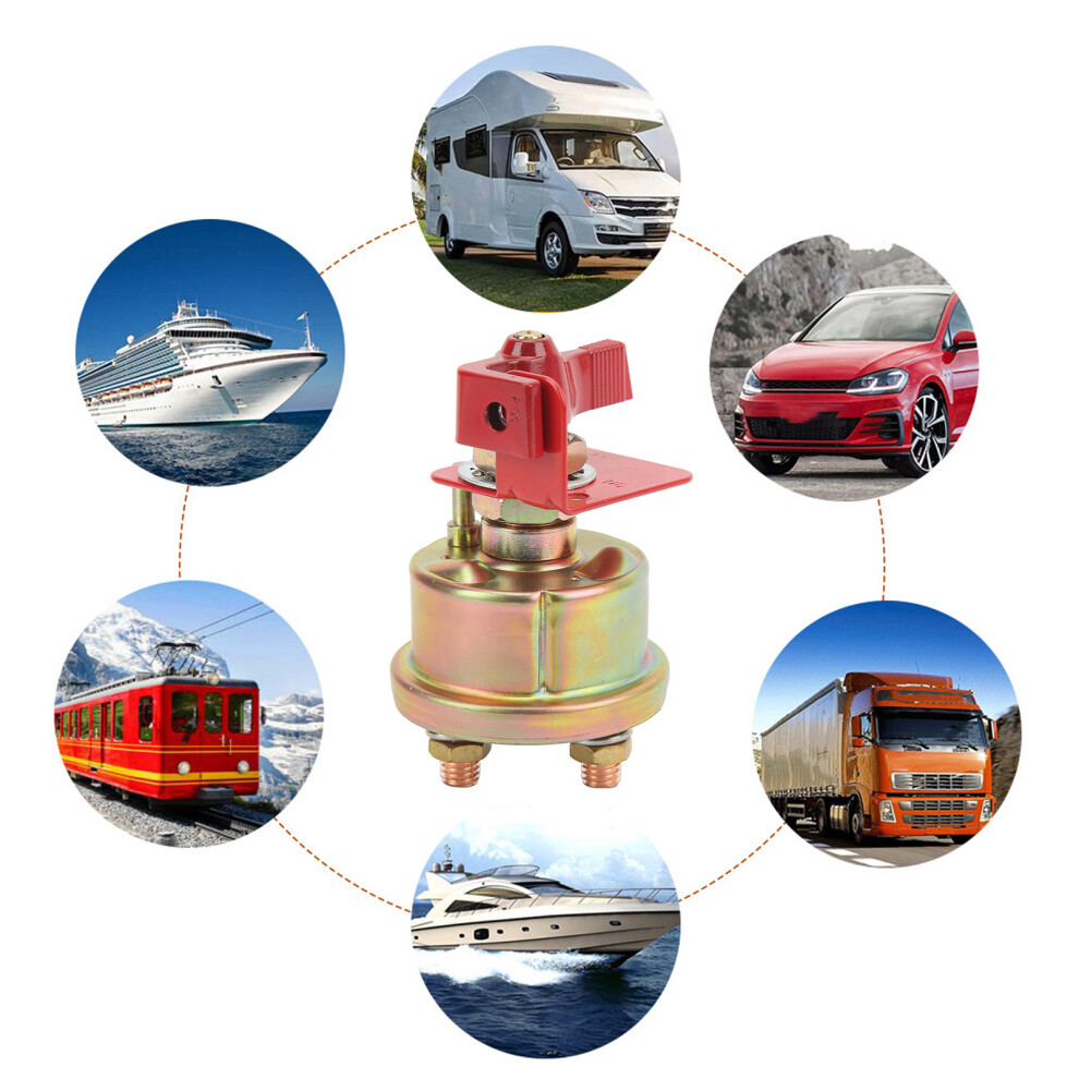 Reliable 12Vâ48V Battery Kill Switch With Lock For Various Vehicles 8341357113596