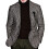 (Check Pattern XL) Men's Casual Suit Jacket Slim Check Pattern L 2