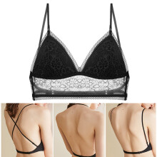 Women Summer Lace Backless Bralette Sxy Top Crop Underwear