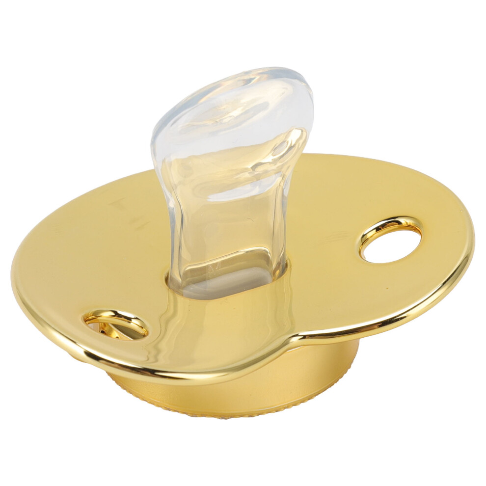 Bpa Free Luxury Pacifier - Rhinestones 6-18 Months Comfort Gold