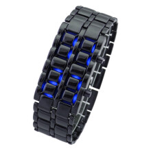 Digital Lava LED Mirror Watch Titanium Alloy Sport Watch
