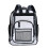 Heavy Duty Clear Backpack Transparent PVC Multi Pockets School 1