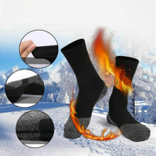 1 Pair Winter Warm Socks Aluminized Fiber Thermal Long for Outdoor