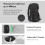 Backpack Rain Cover Waterproof with Reflective Belt 4