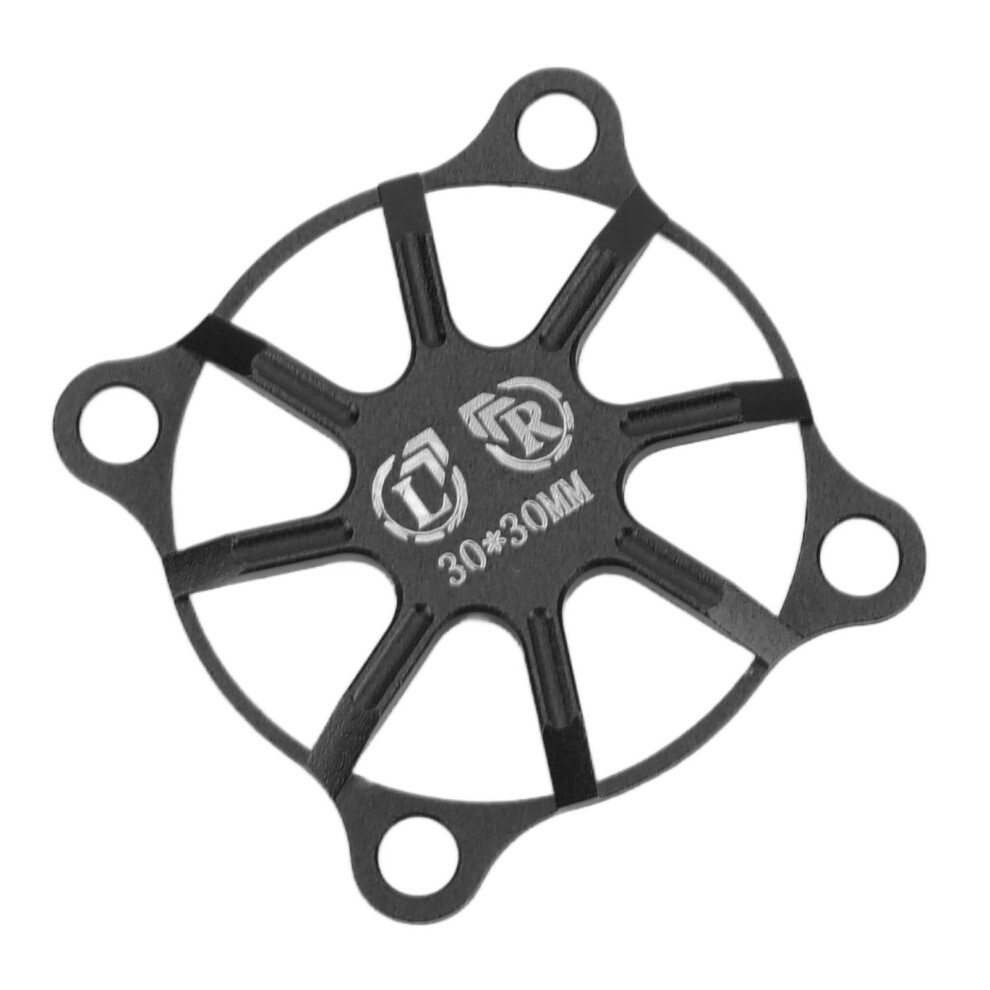 Aluminum Alloy Rc Cooling Fan Cover 30X30mm For Esc Motor Black 6941357117178