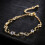 14K Gold Ankle Bracelet Adjustable Boho Beach Jewelry 3