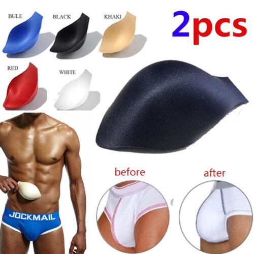 2Pcs Men's Shaping Swim Trunks Pads 1