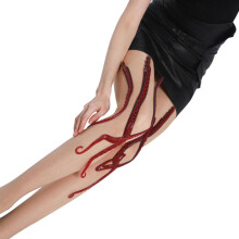Women Leggings Sexy Lace Silicone Octopus Tentacles Stretchy Pantyhose