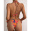 (Printing M) Triangle Strap Swimsuit Breathable Stretchy Two Piece M 4