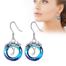 Crystal Necklace Earrings Gift for Daughter Jewelry Pendant