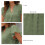 (Light Green XL) V Neck Ruffle Dotted Blouse 5