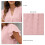 (Pink XL) V Neck Ruffle Dotted Blouse 5