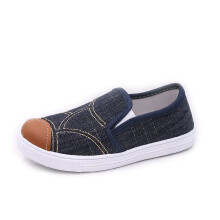 (B 6 Blue 24) Children Canvas Shoes Soft Sole Breathable Casual Slip On B 6 Blue 24