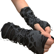 Halloween Steampunk Fingerless Gloves for Men Women Cosplay