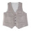 Men Solid Cotton Sleeveless Waistcoat(Gray, 2XL) 2