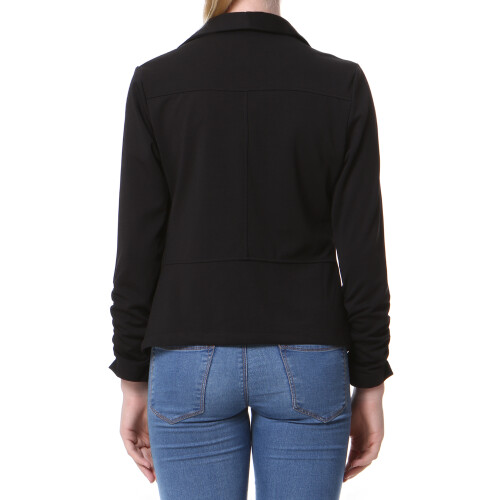 Mixfeer Women's Casual Work Office Open Front Cardigan Blazer Jacket 1