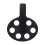 6-Hole Black Shot Glass Holder 1