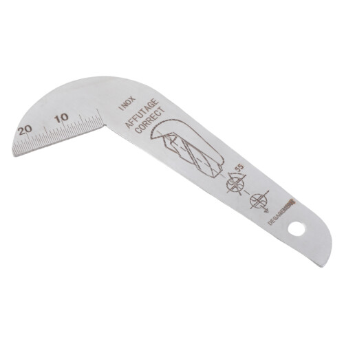 Versatility Stainless Steel Drill Bit Gauge 118Degree Angles