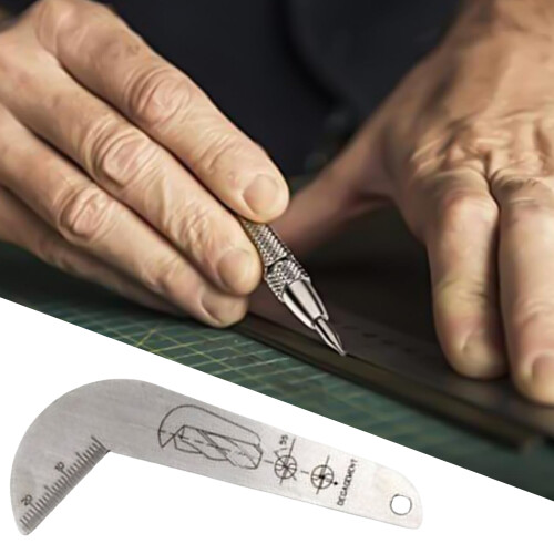 Versatility Stainless Steel Drill Bit Gauge 118Degree Angles 1