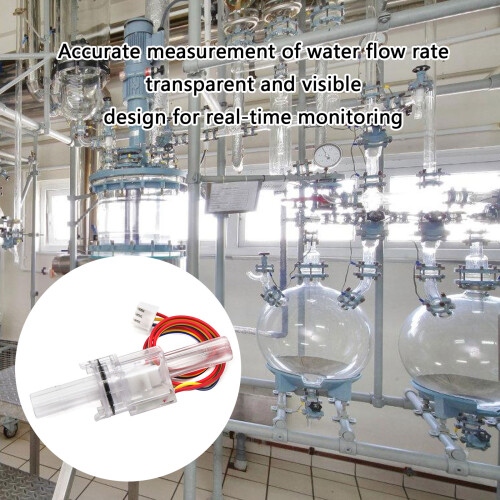 Reliable clear  Water Flows Sensoring Water Flowing Meter ABS 2