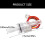 Reliable clear  Water Flows Sensoring Water Flowing Meter ABS 2