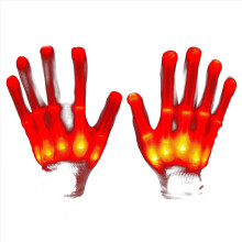 LED Flashing Gloves Finger Lighting Dance Party Supplies