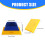 Car Window Glass Scraper Soft Tool for-Yellow premium soft 2