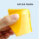 Car Window Glass Scraper Soft Tool for-Yellow premium soft 6