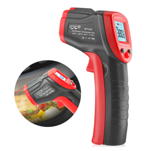 Digital Temperature Measurement Tool-WT320 has a label in 1