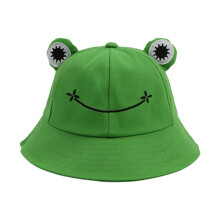 Cartoon Frog Bucket Hat Wide Brim Sun Hat Adults Children Women Men