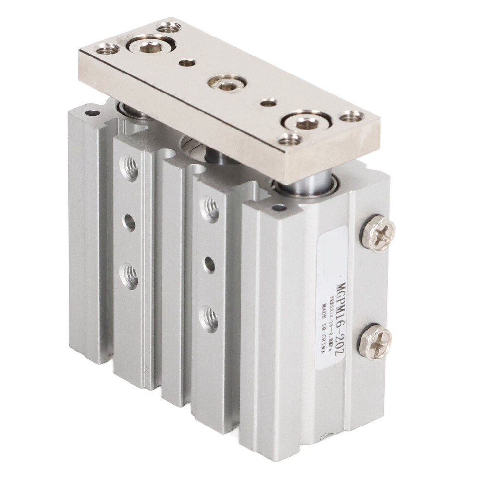 3 Rod Pneumatic Cylinder 16mm Bore 20mm Stroke Double Action Aluminum-image-OPC-PMM2CB7-NEW