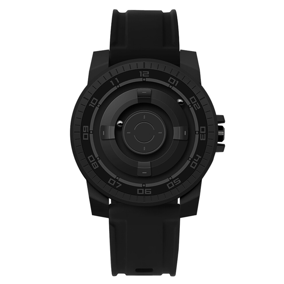 (Black Circle) Magnetic Suspension Watch Waterproof Quartz Black Red Blue Blue,Black,Red 448787341655
