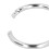 2PCS Carbon Stahl Bull Rinder Kuh Nase Ring 13