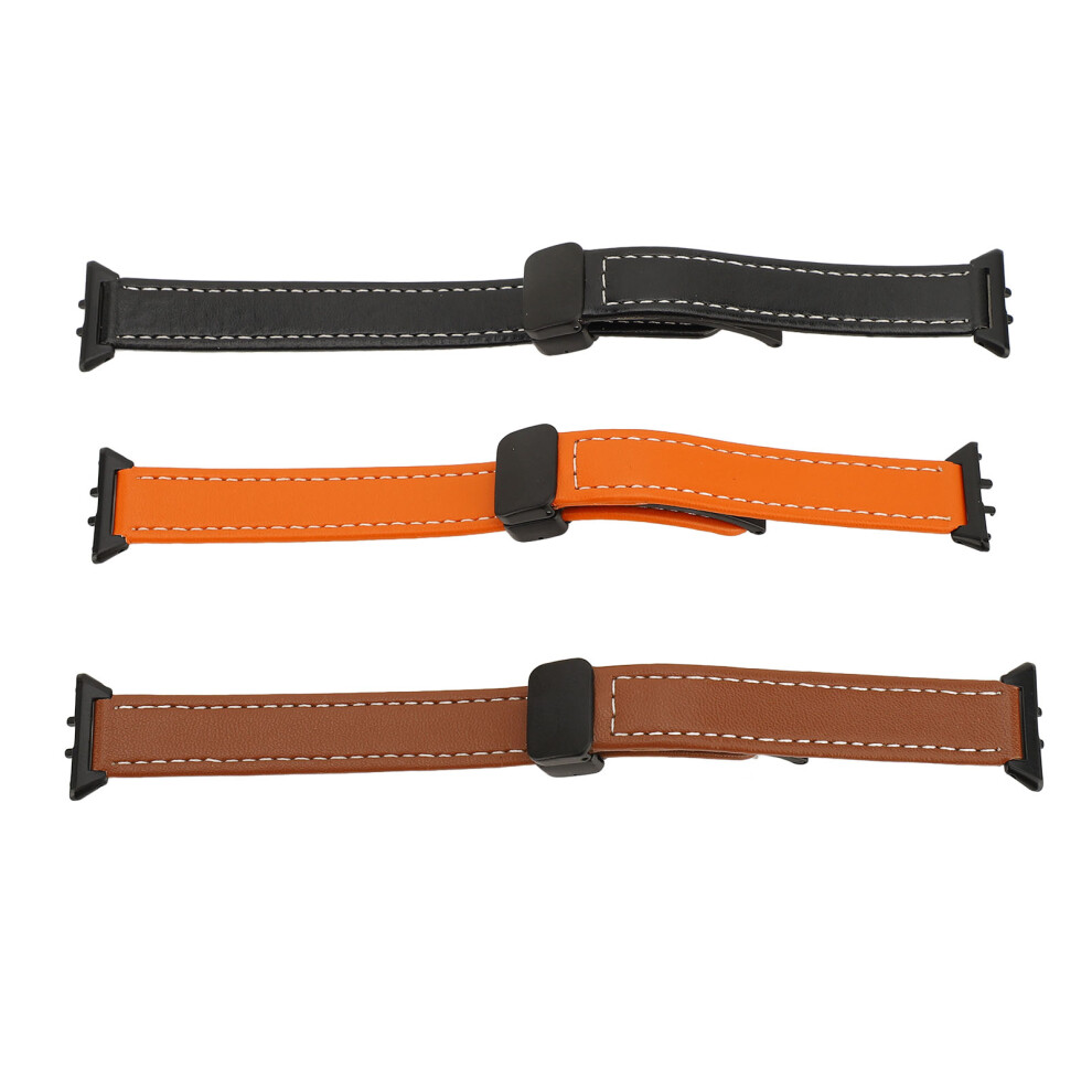 3Pcs Magnetic Smart Watch Bands For Galaxy Fit3 Pu Leather Metal 448787342218